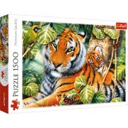 TREFL Puzzle 1500 EL. Dwa tygrysy 26159