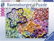 Rav. Puzzle 1000el. Kolorowe części puzzli 