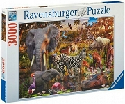 Raven. Puzzle 3000el. Afrykańskie zwierzęta 17037