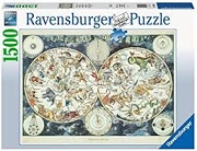 Ravensburger Puzzle 1500 Mapa z fant. zwierz.16003