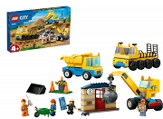 LEGO City Ciężarówki i dźwig z kulą 60391